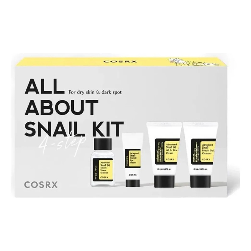 Cosrx Advanced Snail Kit, 4-step Coreano, Mucina De Caracol