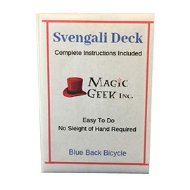 Magic Geek, Inc. Magic Geek, Inc. Bicycle Svengali Deck - Blue
