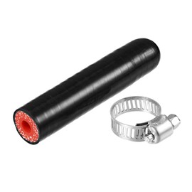 Partuto 1 Set 6mm 0.24" ID Universal Silicone Coolant Cap Intake Vacuum Hose End Plug - Car for Coolant Heater Bypass Vacuum Water Port - Silicone Black Red