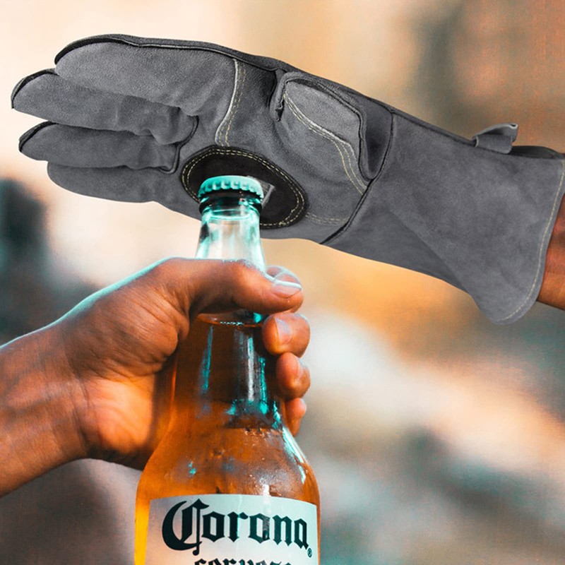 BBQ Gloves Heat Resistant Gloves Welding Gloves Fireplace Gloves Oven