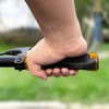 Black Bike Grips, Anti-Slip Rubber Soft Grips, Left and Right