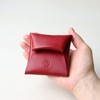 PORCO ROSSO Seamless Coin Case, Original Tochigi Leather, Made in