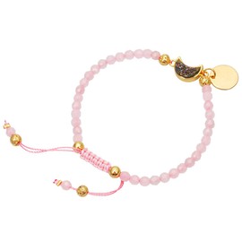 KYEYGWO 4mm Faceted Beads Bracelets for Women and Men, Adjustable Titanium Coated Druzy Quartz Healing Stone Bracelets for Jewelry