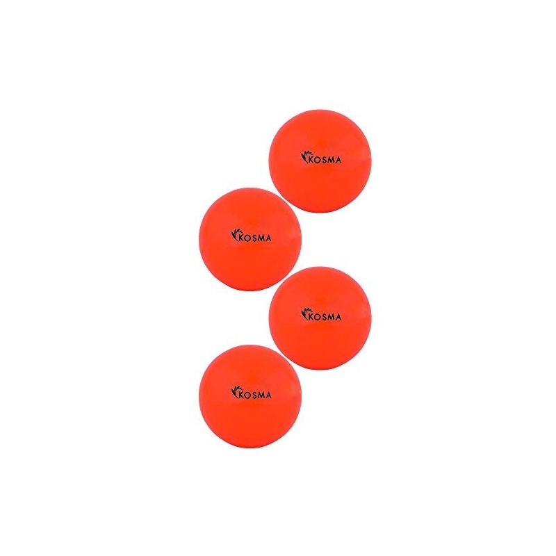 Kosma Set of 4 Smooth Hockey Balls | Outdoor Sports