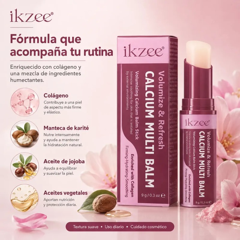 Bálsamo Facial Hidratante Con Colágeno Y Calcio Humectante