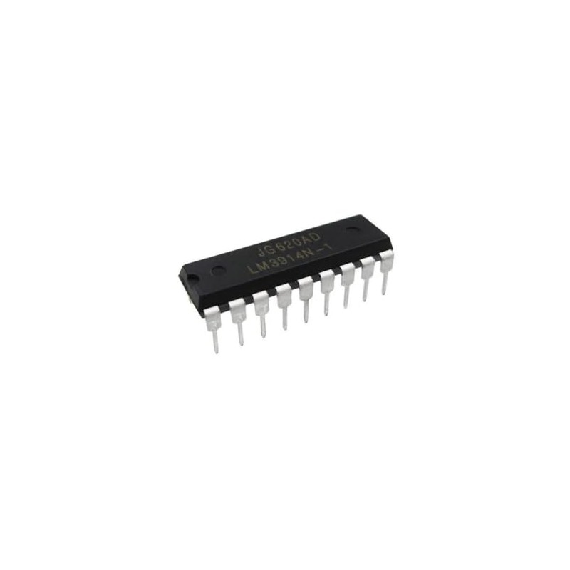 Circuito Integrado Chip IC LM3914 Controlador de Display (3 Piezas)