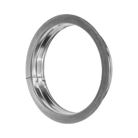 8'' Inch Metal Air Tight Vent Duct Collar - for Connecting Exhaust, Intake Flex and Straight Ducting - Heating, Cooling Pipe Connector Flange - Universal HVAC Adapter - Home, Commercial Pipelines