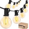 Svater Outdoor String Lights 200 FT, Patio Lights with 104