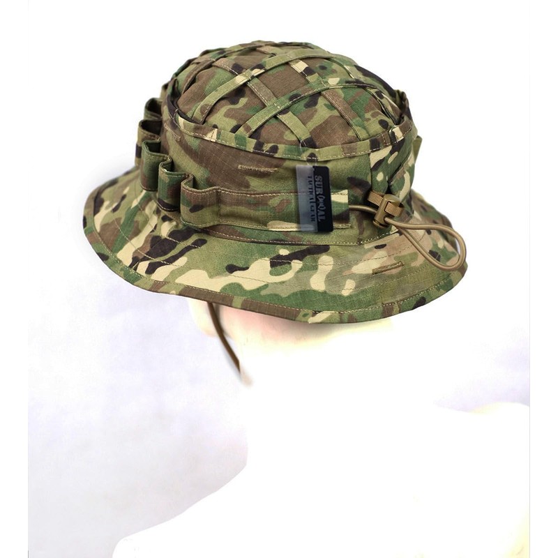 ZAPT Boonie Hat Military Camo Cap Hunter Sniper Ghillie Bucket