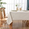 WenYa PVC Table Cloth Wipe Clean Tablecloth Wipeable Plastic Tablecloths,