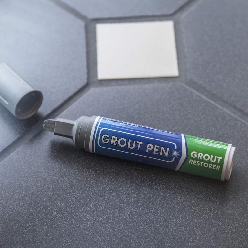 Grout Pen Grey Tile Paint Marker: Waterproof Grout Paint, Tile