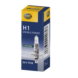 HELLA 8GH 002 089-491 Bulb - H1 - Heavy Duty Expert Longer lifetime, vibration resistant - 24V - 70W - Socket Type: P14,5s - Box - Quantity: 1