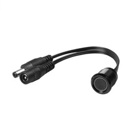 Clearhill 12V 24V Touch Dimmer Switch with Memory Feature, Blue LED Indicator, 16mm Mounting Hole for Lighting Control - Ideal for LED Strips in Stairs, Corridors and More(Black)