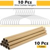Didaey 10 Sets Heavy Duty 18" Drapery Hangers with Strong