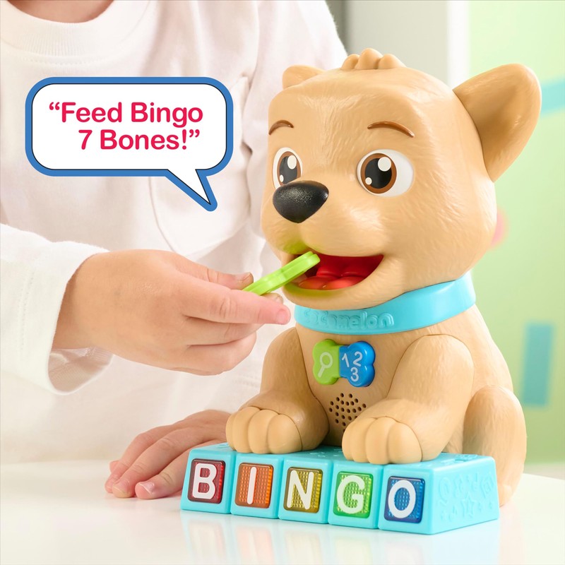 Just Play Cocomelon Count & Learn Bingo, 11-pieces, 40+ Learning