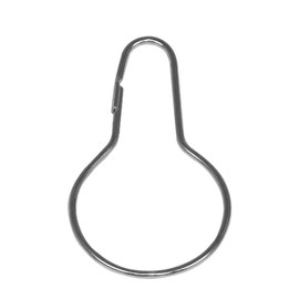 Vispronet Steel Gourd Hook – Intended for Light Duty Use – 2.8in x 1.6in x 0.08in – Use for Hanging Signs, DIY Projects, Securing Home Décor, Fishing Equipment, and More - 50 Pack