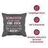 Shirtracer Cushion 50 x 50 cm – Decorative Brother and