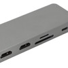USB C Hub USB C to 3USB 2xHDTV VGA USB