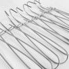 Elqater 24 Pcs 7.3 Inch Metal Pattern Hooks Sewing Pattern