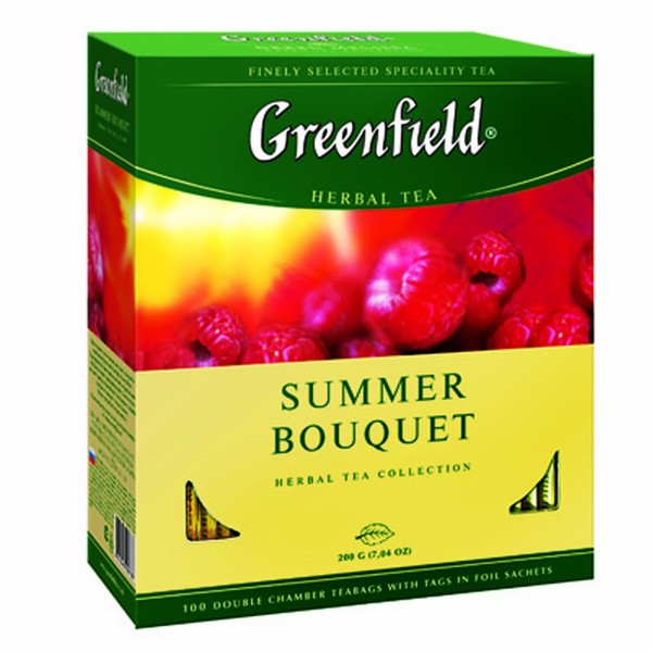 Greenfield Herbal Tea "Summer Bouquet" 100 bags
