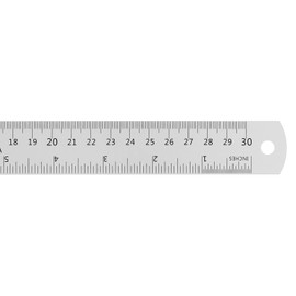 sourcing map 12pcs Stainless Steel Ruler 12 Inch 30cm Metric English Ruler with Conversion Table Small Metal Ruler Set Straight Edge Millimeter Ruler Measurements Tools for Measuring Drawing