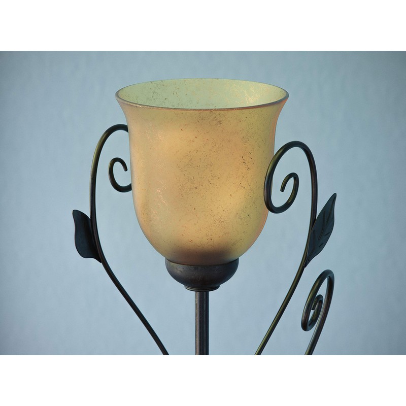 Kenroy Home 32710ORB Arbor Table Torchiere with Oil Rubbed Bronze