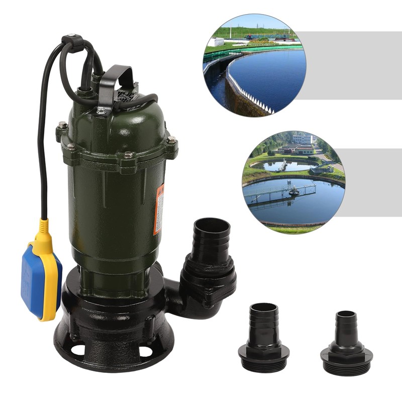 0.5HP Sewage/Effluent Grinder Pump, Submersible Basement Sewer Pump, Sump Ejector