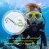 Hominas Diving Drift Hook, Scuba Diving Double Dual Stainless Steel