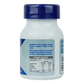 2 Pack Citrato De Magnesio Con Omega 3 Suplemento 30 Cáps                                                                                             