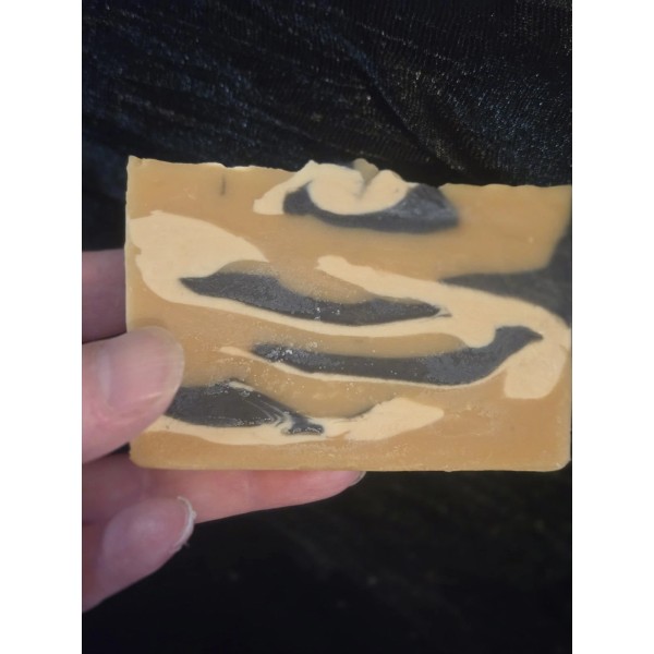 Homemade 2 pk Handcrafted BEER SOAP w/Activated Charcoal Bar Soap