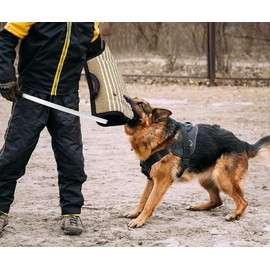 MelkTemn Professional Dog Bite Sleeve for Dogs Training Protection Biting Arm Sleeve for Pitbull German Shepherd Puppy Biting Playing