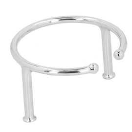 Folding Water Cup Holder 316 Stainless Steel Drink Bottle Storage Stand for Marine Boat Yacht RV