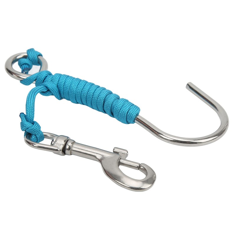 Risegun Diving Reef Hook, Stainless Steel Reef Single Hook with