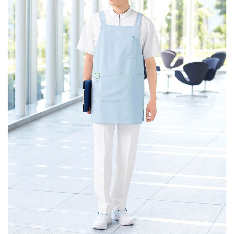 Amfamie Apron, Non-Iron, H-Shaped, Middle Length, Antistatic, Large Capacity, 2