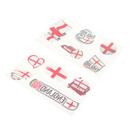 TOVINANNA 2 Sheets Soccer Game Body Stickers of Festival Temporary Fan Face Stickers for Parties Easy to Apply DIY for Soccer Matches and Events