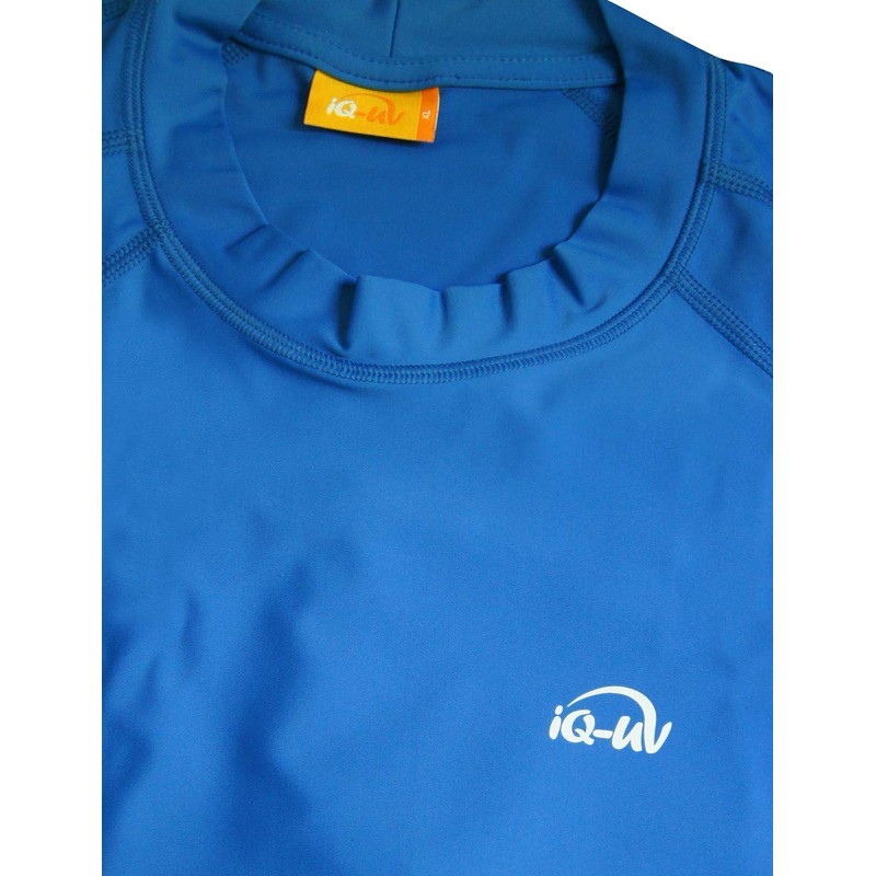 iQ-Company Men's Long-Sleeved Shirt, UV protection 300, Loose Fit, blue,