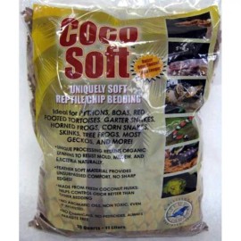 CARIBSEA COCO SOFT FIBER 10 QT COURSE CHIP  REPTILE  BEDDING ORGANIC # 00211