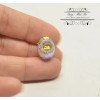 SMA 1:12 Miniature Panorama Egg Purple Trim Chick - Easter