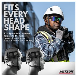 Jackson Safety XS2-500 Type 2 Hard Hat - Vented Construction Safety Helmet with Side Impact Protection - ANSI Z89.1 Type 2 Class C & OSHA Compliant (Multiple Colors)