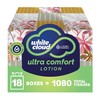 White Cloud Ultra Comfort Lotion 3-Ply Facial Tissue with Aloe