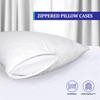 Eutony Pillow Protectors 2 Pack Quilted Zipped - Ultra Luxe