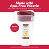 Goodcook 1/2 Gallon Plastic Straining Pitcher Square Lid with 3