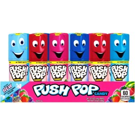 Push Pop Candy Assorted Flavor Lollipops (0.5 oz., 24 ct.)