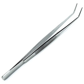 Dental College Cotton Tweezers 16cm Plier Surgical Forcep Diagnostic Serrated Tip Examination 3 Pieces Instruments