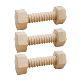 zalati Wooden Nut and Screw Unfinished Toy Educational Toys for Kids DIY Kids Toddler