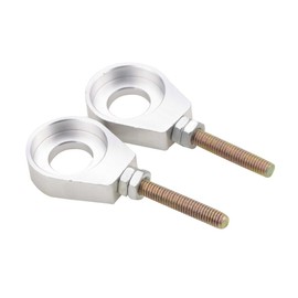 GOOFIT 15mm Performance Chain Adjuster Set Replacement For Dirt Bike Silver