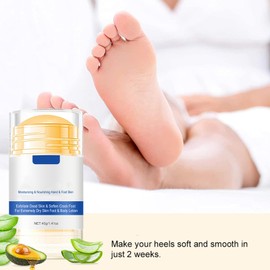 Eazerom 01 Urea Cream Foot Care Cream, 40 g Foot Cream Stick, Dry Skin Foot Cream Urea, Ideal for Rough and Very Dry Feet, Moisturising and Crack-Free Foot Cream, Foot Cream for Calluses
