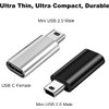 USB C to Mini USB Adapter 2 Pack Type C