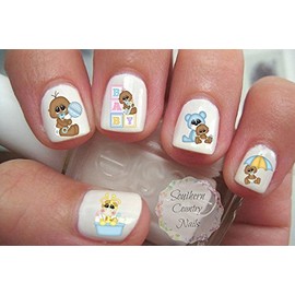 Boy Baby Shower #3 Boy Nail Art Decals
