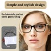 ZOWEXIQ Pack of 10 Soft Microfibre Glasses Case, Sunglasses Bag,